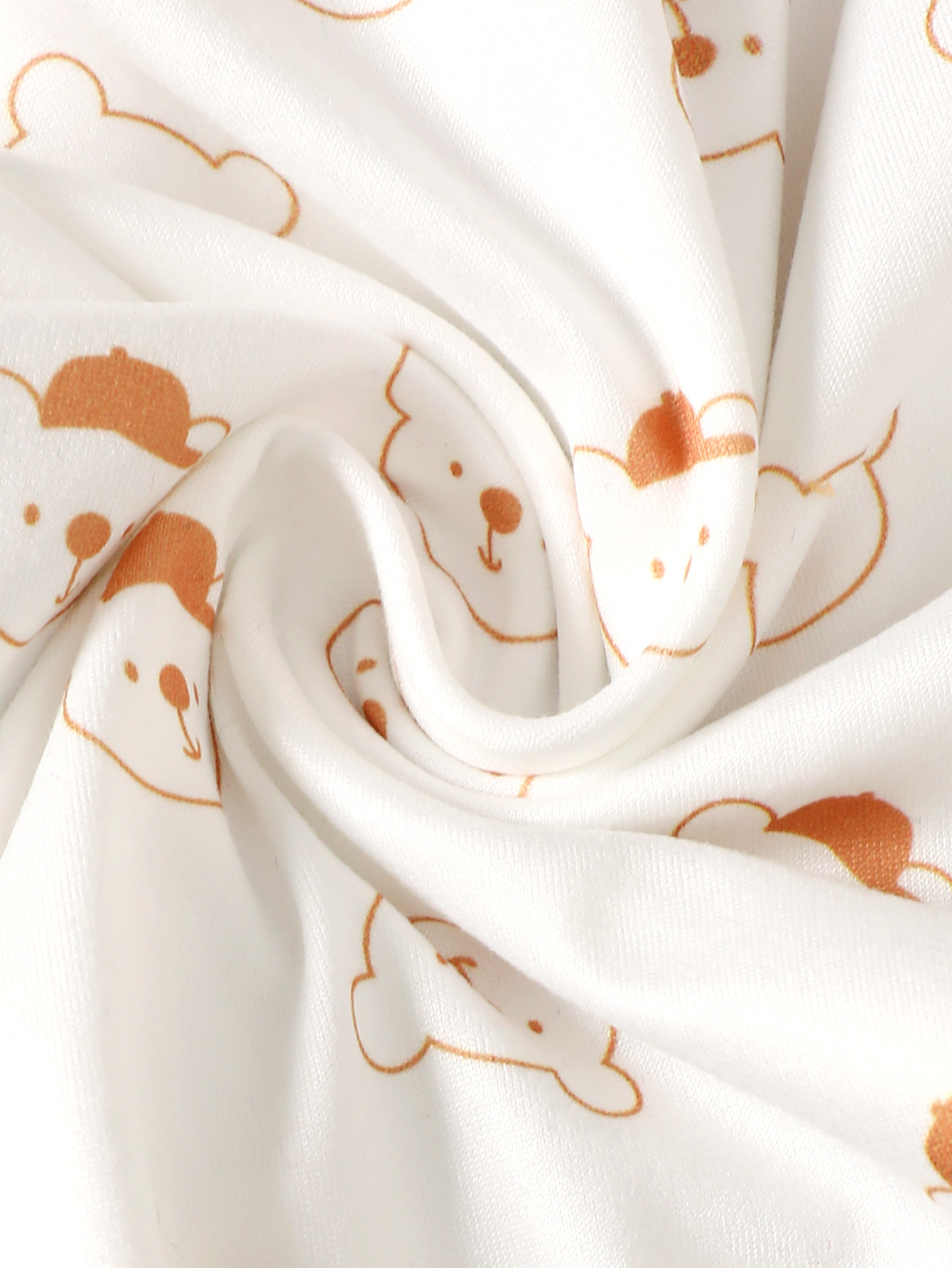 【2PCS】 3-24M Baby Boy Casual Outfit | Bear Print Long Sleeve Top + Mustard Corduroy Overalls | Retro Style Set
