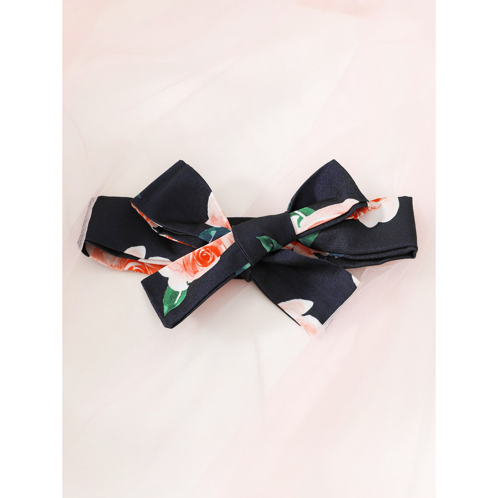 3-24Months Infant Baby Girl 2pcs Clothes Set Sleeveless Flower Print Top Vest with Pink Bow Shorts Handband Fashion Lovely Style Toddler Baby Daily Party Outfit