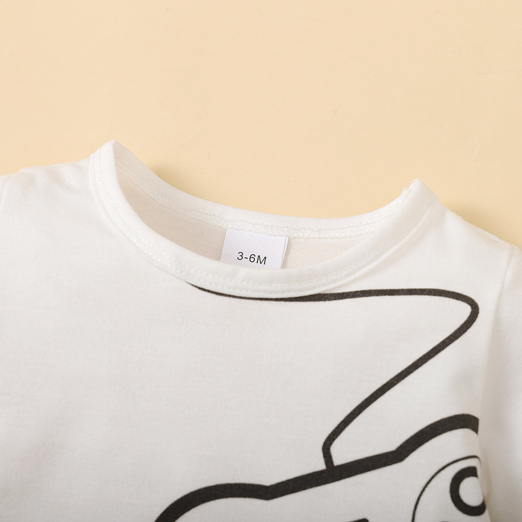 【3-24M】 2PCS Baby Boy Summer Outfit | Game Controller Print Crew Neck T-shirt + Matching Shorts | Casual Cool Gamer Style Set