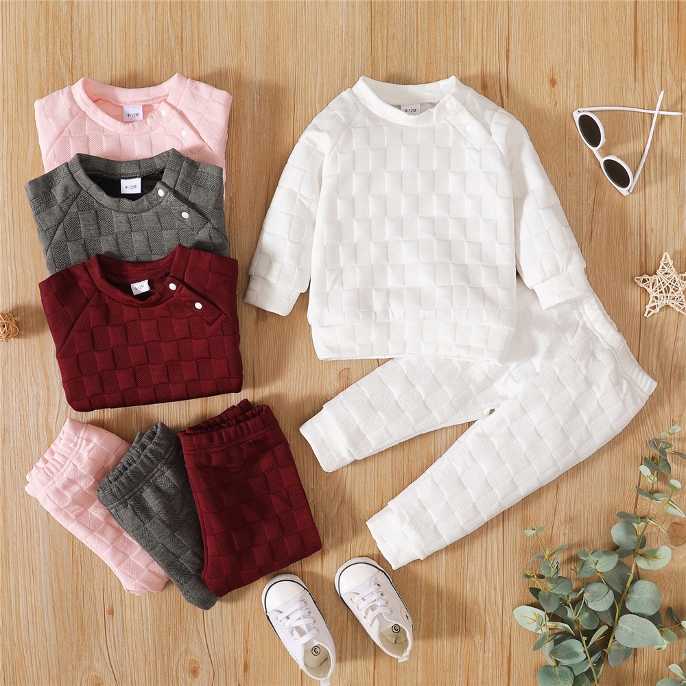 Catpapa girl | 【2PCS】 0-3Y Toddler Baby Set | Cable Knit Sweatshirt + Matching Pants | Soft Fall/Winter Wear |Baby girls clothes sets outfits