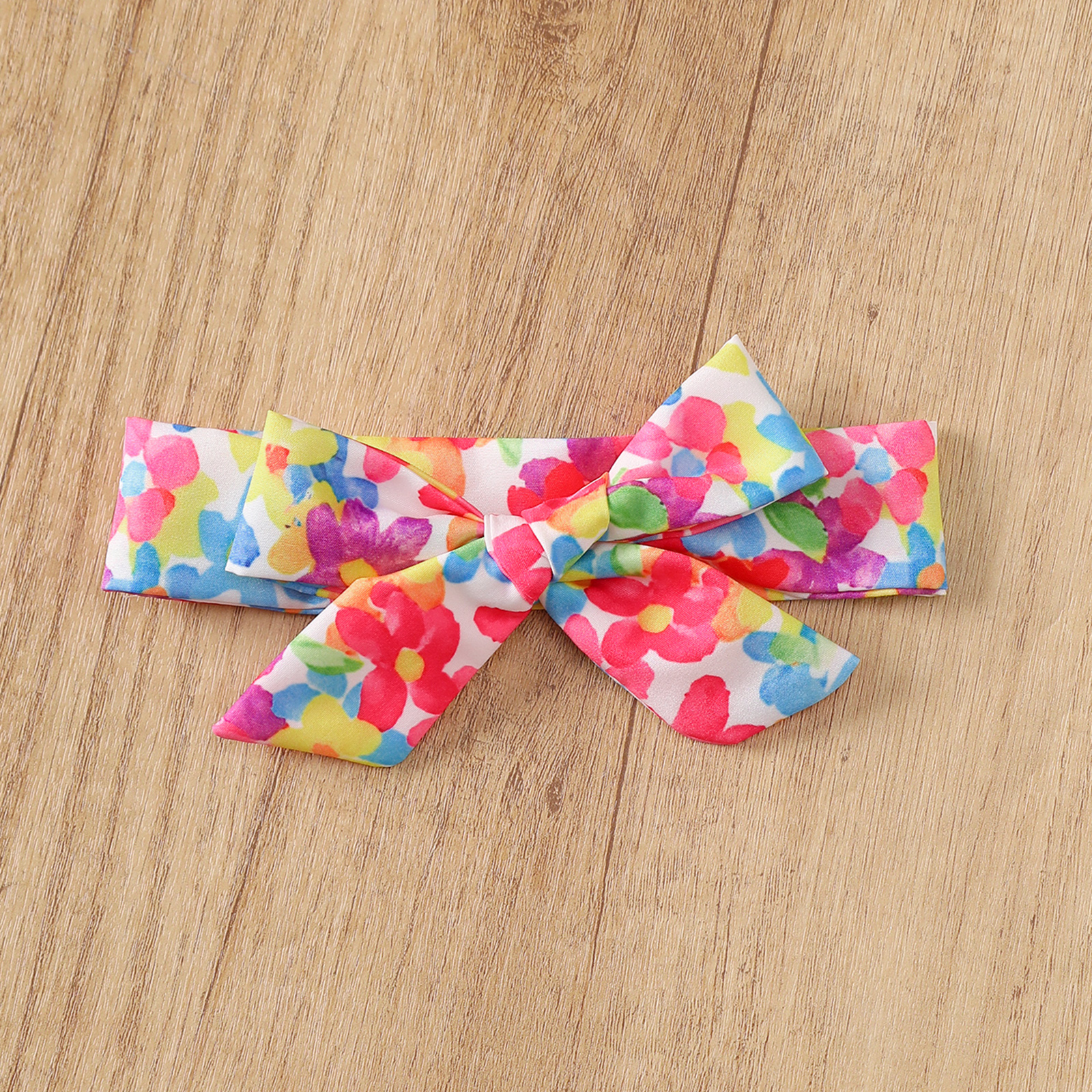 Catpapa girl | 0-3Y Baby Girls' Colorful Floral Print Flutter Sleeve Dress with Bow Headband, Soft & Lightweight, for Summer Daily Wear | baby girls clothes sets outfits | cute baby dresses