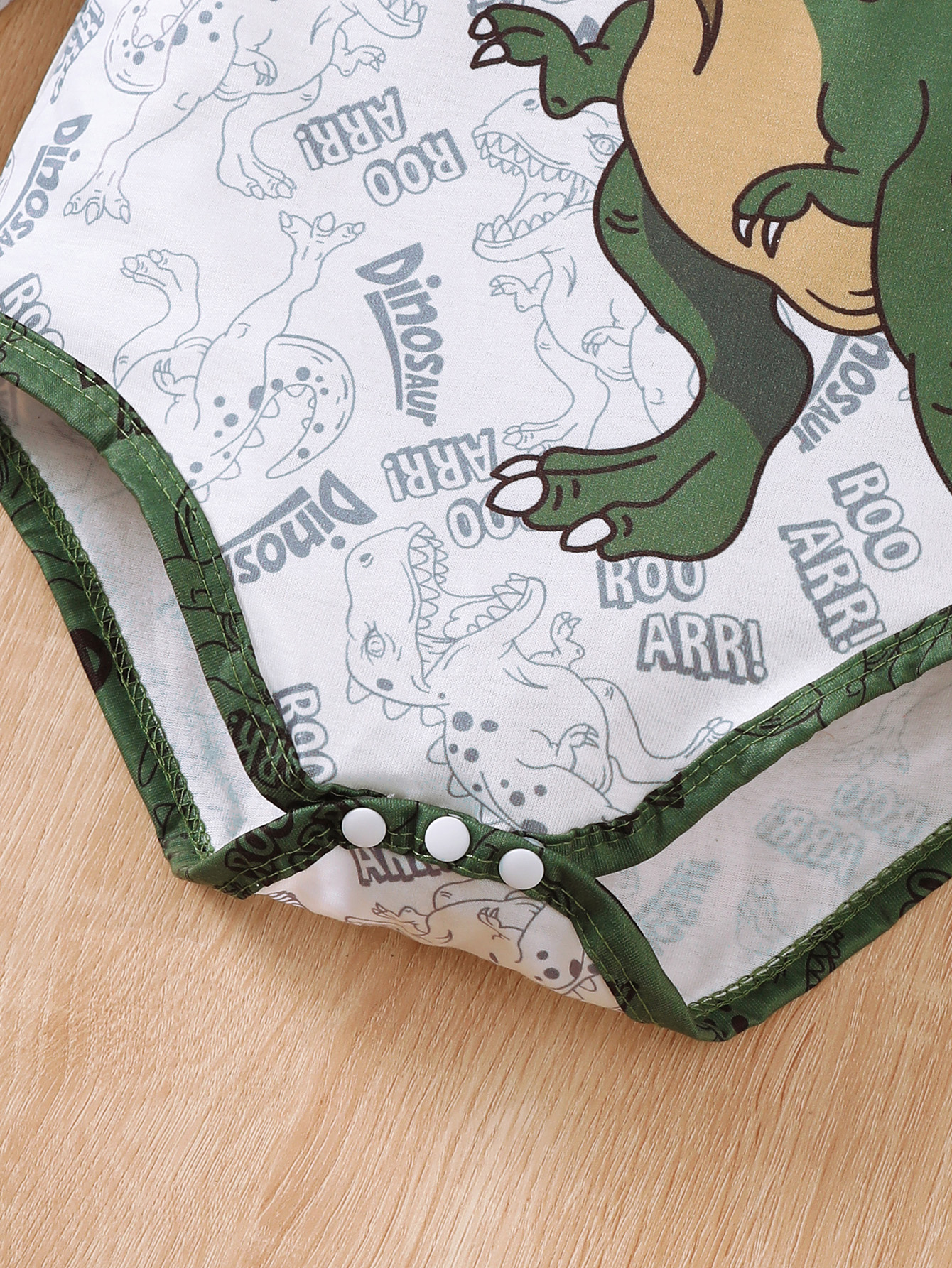Catpapa boy Dinosaur Print Long Sleeve Romper Jogger Pants & Knot Hat 3Pcs Set, 0-2Y Baby Boys, Soft Breathable Fabric, For Daily Wear & Baby Photoshoots boys clothing set baby romper