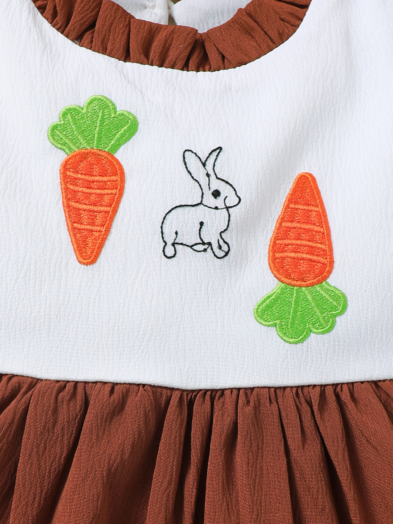 Catpapa girl Cute Color Block Tiered Ruffle Baby Dress with Bunny Ear Hat, 0-3Y Infant Girls, Skin-Friendly Material, For Easter & Outdoor Outings  girls dress  girls clothing set