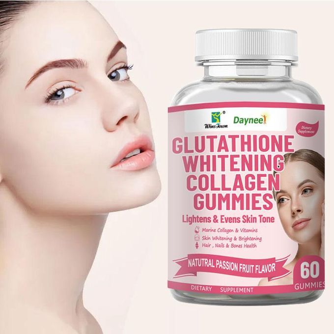 GlutaThione Collagen Gummies for Skin Glow & Radiance (60 Gummies)