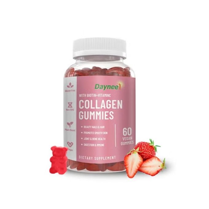 Probiotics Collagen Gummies with Biotin and Vitamin C - 60 tablets Dietary Supplements