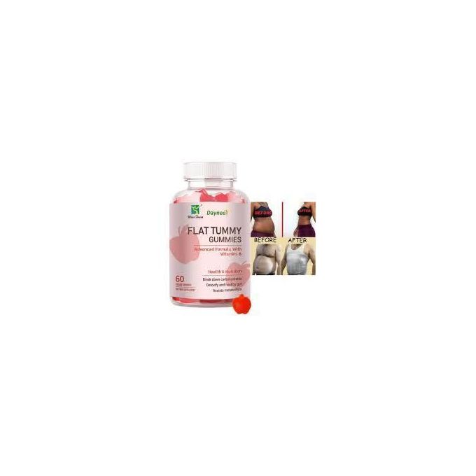 Daynee Flat Tummy Gummies advanced formula with vitamin B-60 counts