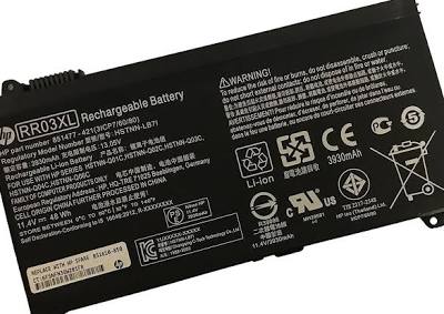 100% Genuine HP RR03XL Original Laptop Battery for HP ProBook 430 440 450 455 470 G4 G5 Series – Long-Lasting 48Wh 11.4V High Performance