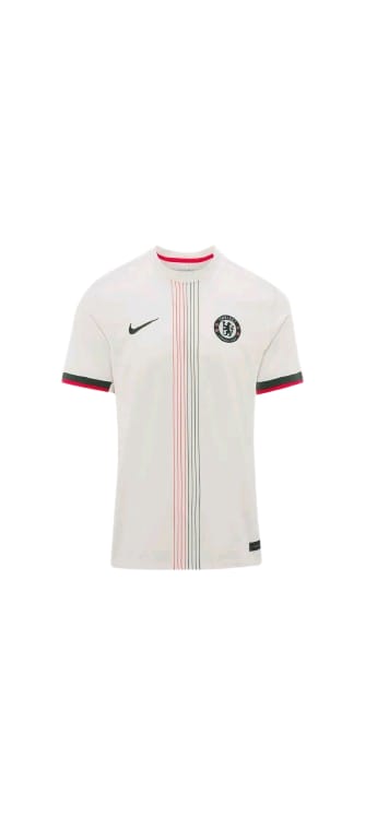 Best seller!! Chelsea 25/26 away white jersey light weight, breathable  perfect for football gym, training,casual wear,comfortable for daily wear