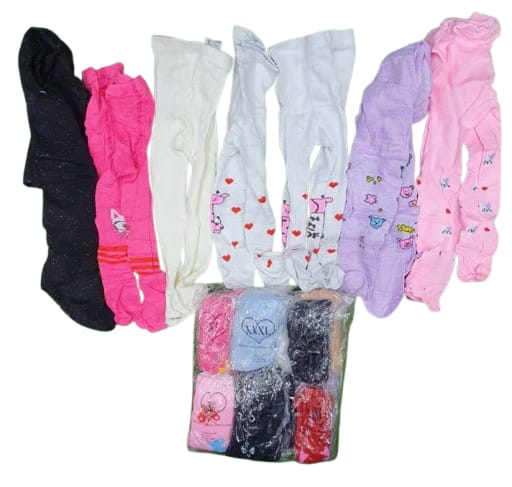 3pcs Best quality Kids stockings Gorgeous cotton for kids girls stockings comfortable and breathable