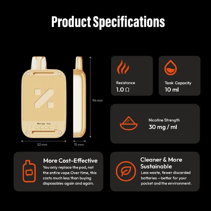 Watermelon Ice ZMR Touch Motor 30k puffs Prefilled Pods Fashion vape Nairobi Warehouse vape Shipping Great Price Vape Best Flavor Vape Podss