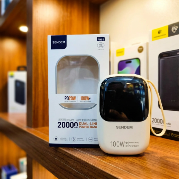 Portable power Bank  20,000mAh Capacity 100w