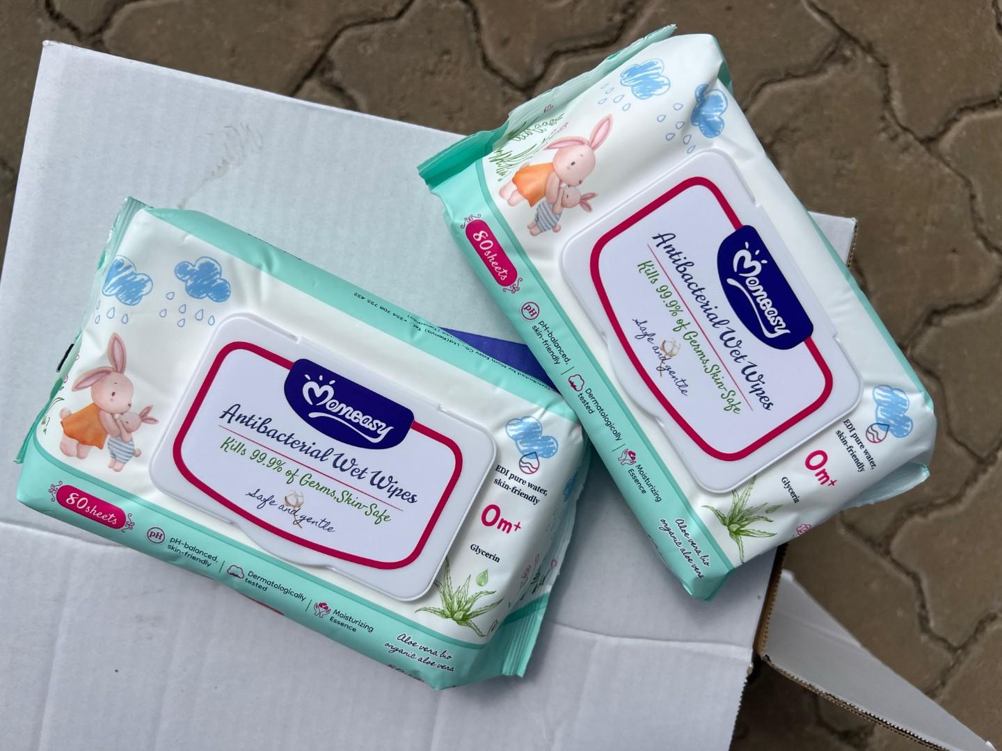 momeasy original Baby Wet Wipes | 0% Alcohol & Fragrance | Soft & Comfortable