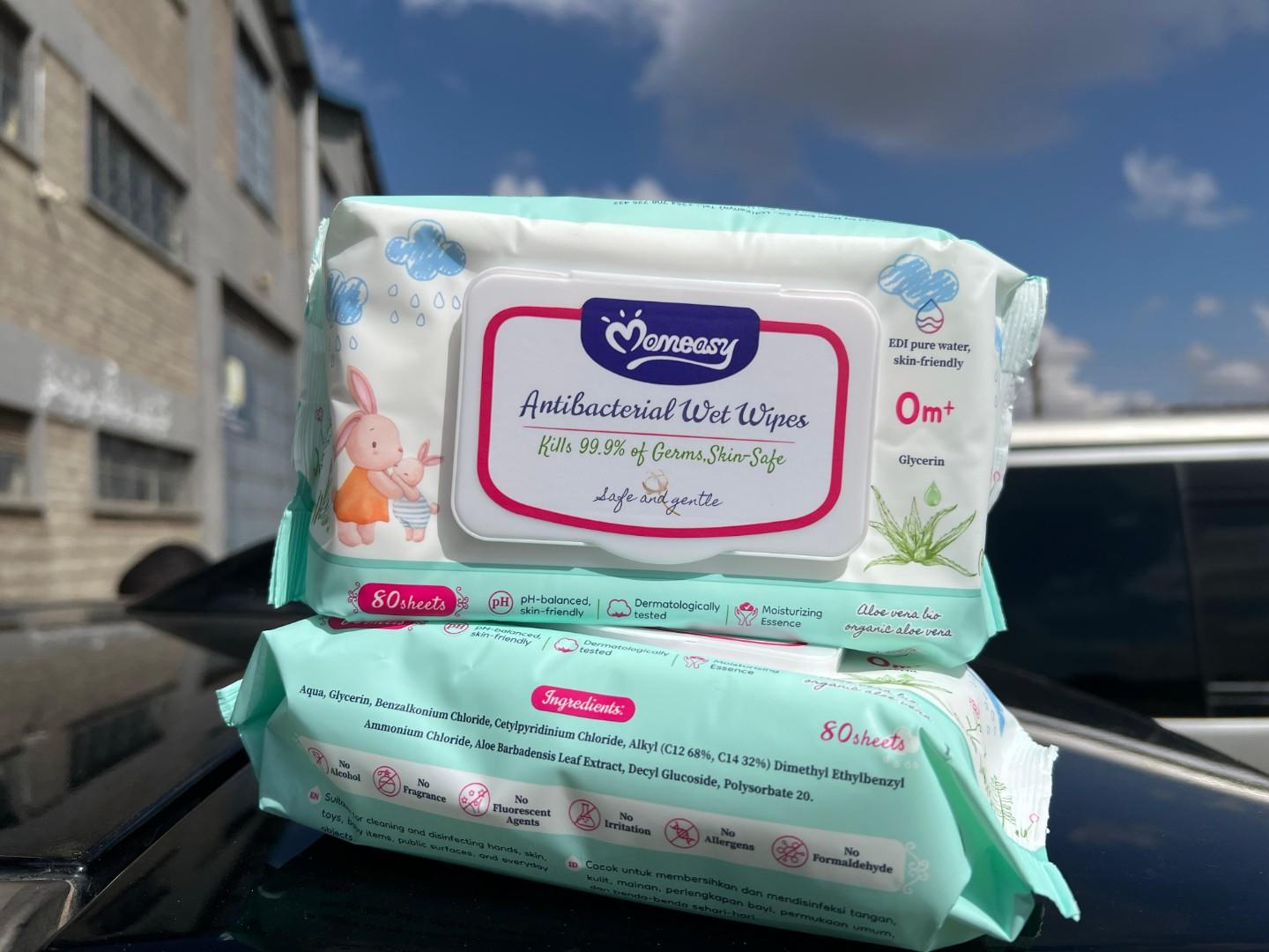 momeasy original Baby Wet Wipes | 0% Alcohol & Fragrance | Soft & Comfortable