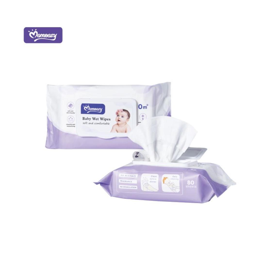 momeasy original Baby Wet Wipes | 0% Alcohol & Fragrance | Soft & Comfortable