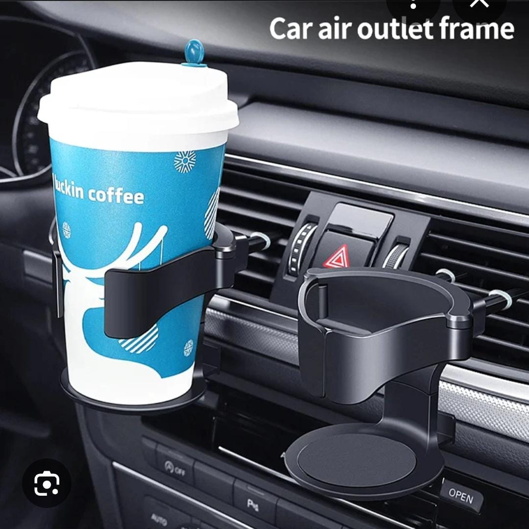 1Kg Car cup holder  WATERPROOF ONE-HAND AIR CONDITIONING VENT CUP EXTENDER, CAR ASHTRAY HOLDER REPLACEMENT, FOR TRUCKS, SUVS, CARS (BLACK)