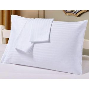 a PAIR  of pure white, 100% Cotton Pillow CASES The cotton used in the making of these pillow covers is fade resistant for all-season use,Light weight and easy to wash at home.