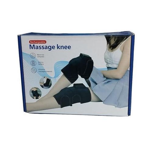 Rechargeable knee MASSAGER Heated Knee Pad Arthritis for Knee Pain Cordless electric infrared heating massager vibration knee joint pain relief therapy