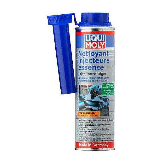 Liqui Moly Injection Cleaner-Removes deposits on injection valves, intake valves, spark plugs and in the combustion chamber and prevents new deposits from forming.