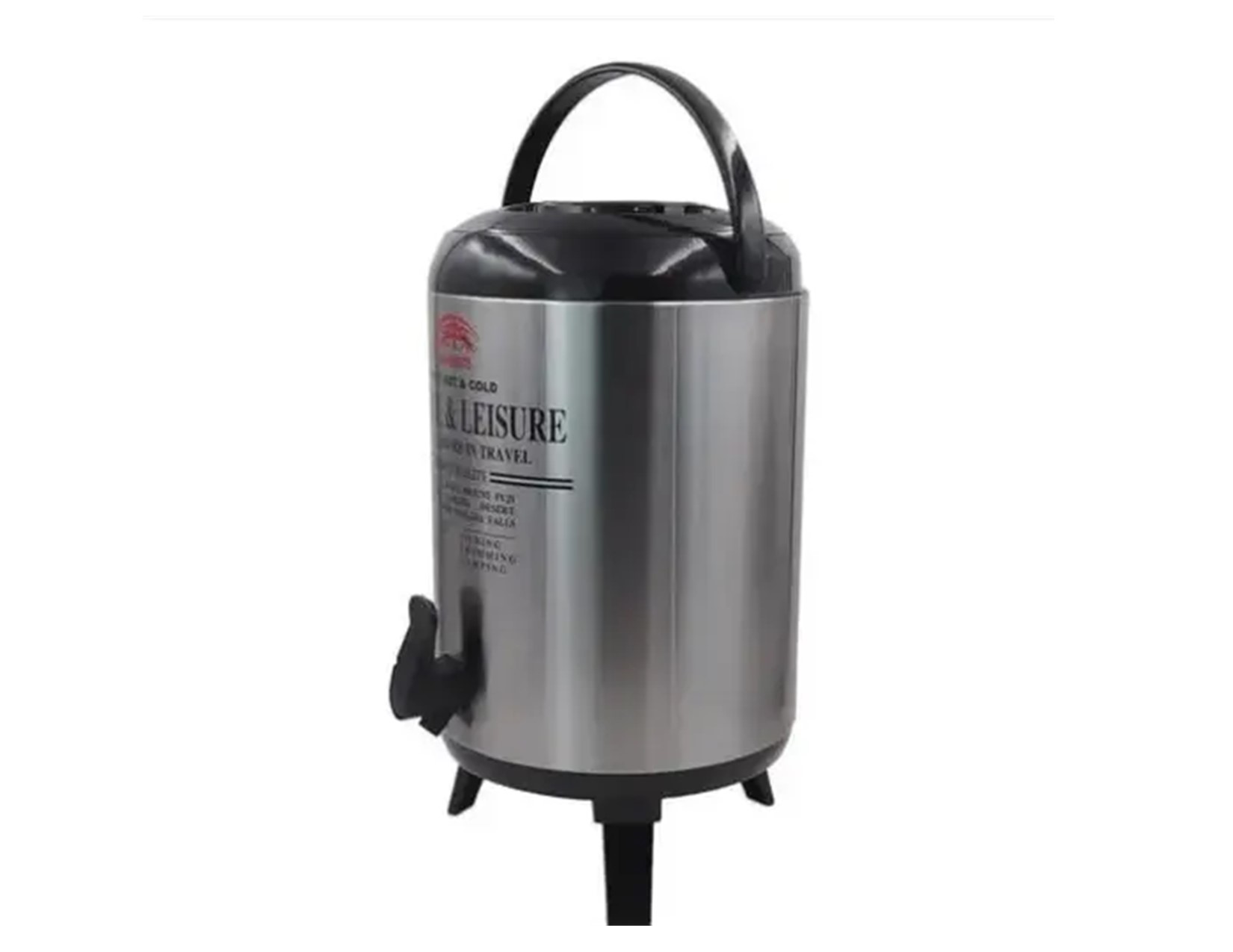 CLEARANCE OFFER 9.5 Ltrs Stainless Steel Portable Flask Tea/Coffee Urn Hot/Cold Beverages Drinks Dispenser Tea Urn