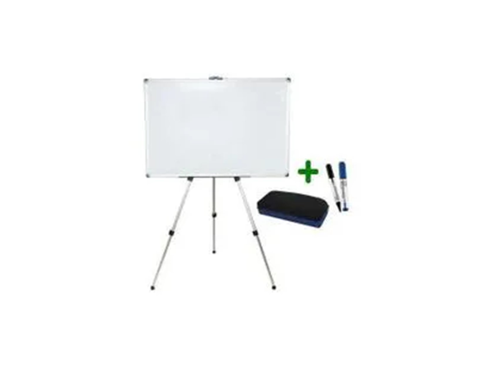 90cm x 60cm Dry Erasable Magnetic Whiteboard with Stand, 2 Whiteboard makers And 1 Eraser