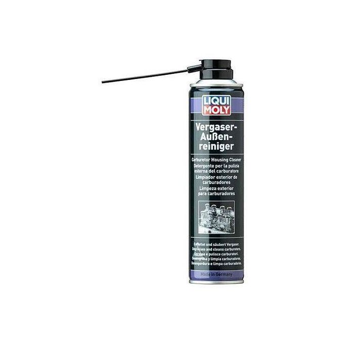 Liqui Moly Carburetor Housing Cleaner-For degreasing and cleaning greasy soiling and deposits on carburetors and injection systems such as the housing, throttle valve, nozzles and holes.