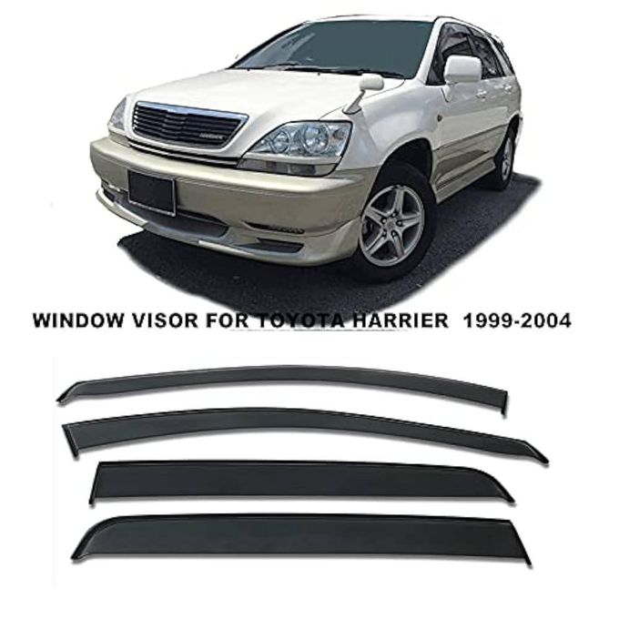 Wind Breakers / Window visors For Toyota Harrier window 1997–2003