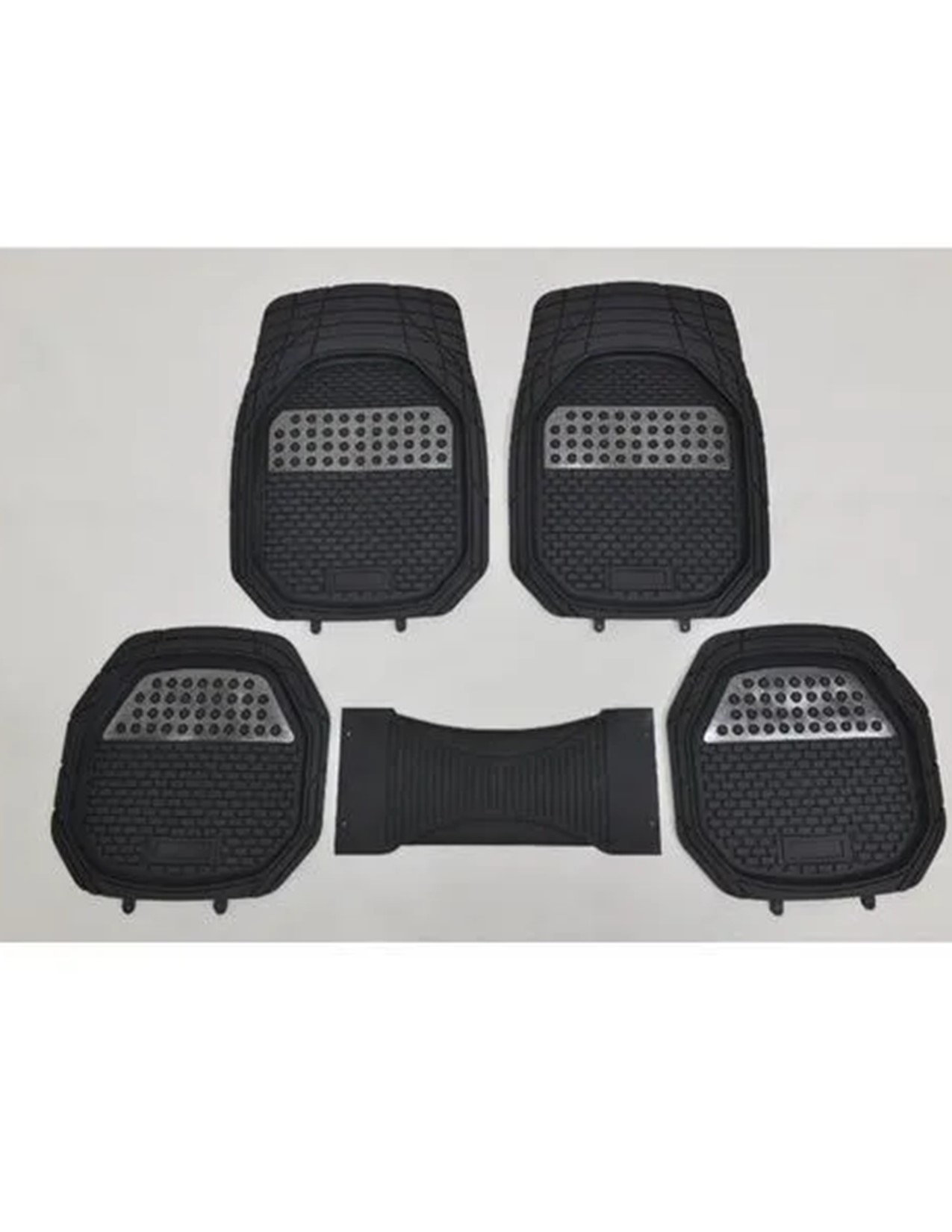 Universal All-Weather Car Chrome Mats  Heavy-duty Branded High-quality Car 5-seater Floor Mats-Anti slip Easy to clean Best quality
