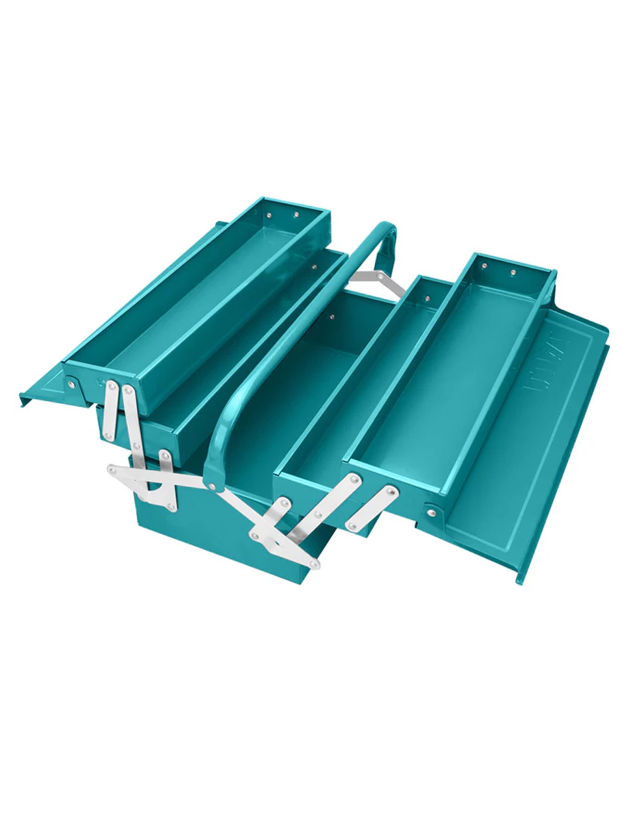 Metal Tool Box Portable Cantilever Steel Multi-Purpose Tool Chest Cabinet 3-Tray-Metal Workshop or Car Toolbox Heavy Duty Tool Boxes5-Tray Organizer, Sturdy & Portable for Garage Storage