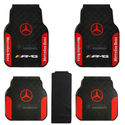 Mercedes Benz AMG Heavy-duty Branded High-quality Car 5-seater Floor Mats-Anti slip Easy to clean Best quality
