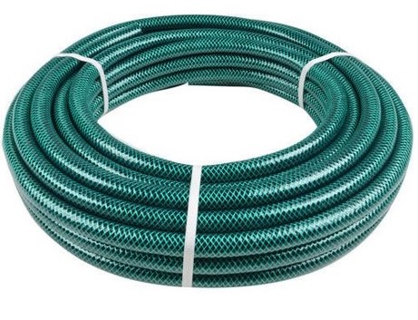 3/4'' x15m Green,3 Layered Heavy Duty Braided Water Hose Pipe for Watering Easy to Connect, Garden, Car Wash, Floor Clean, Pet Bath, Gardening