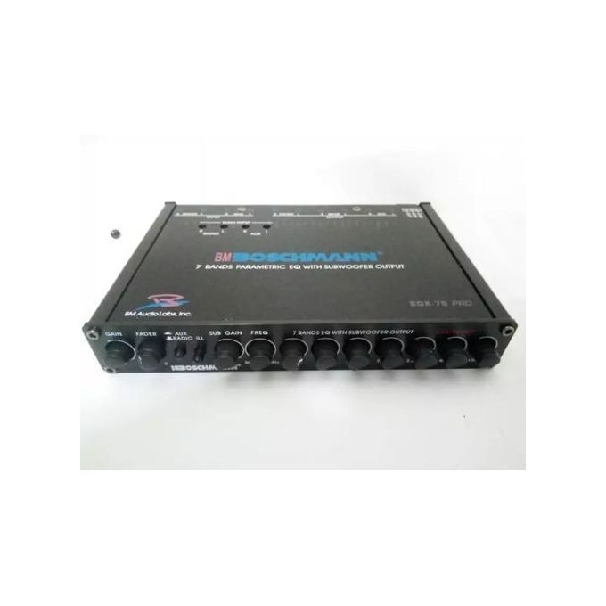 Boschmann High-Efficiency Professional Graphic EQX-75PRO 7 Band Parametric Equalizer
