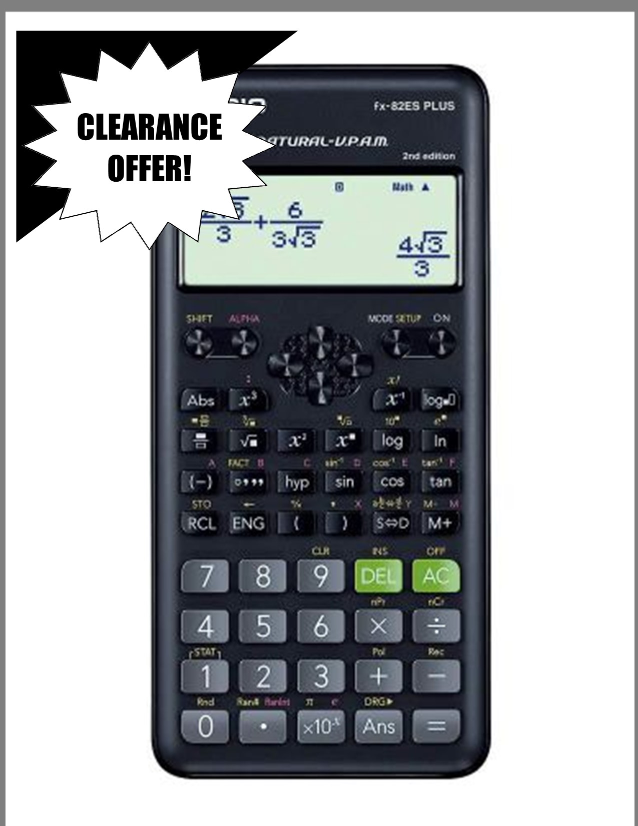 Casio Fx82Es Plus Scientific Calculator