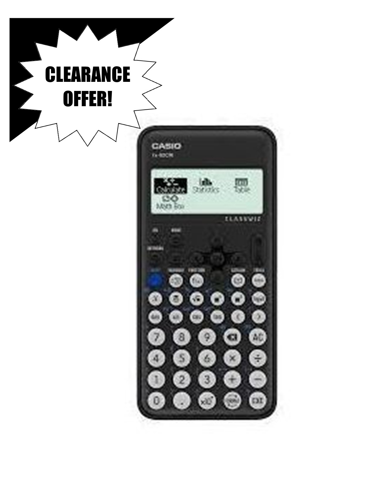 Casio Fx82-CW Scientific Calculator 10 + 2 Digits