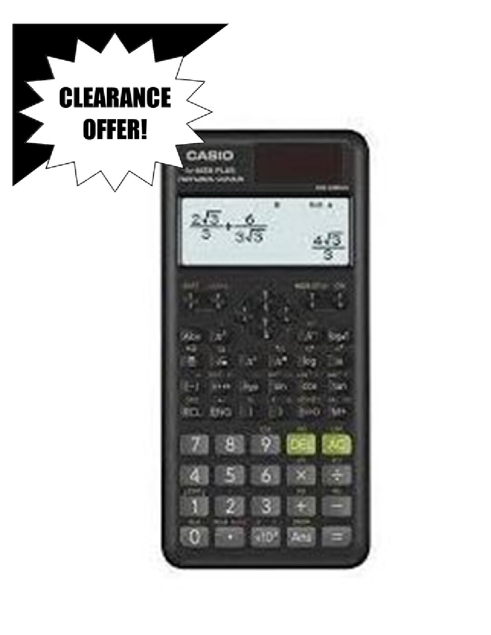 Casio Fx85Esplus Batt Scientific Calculator 10 +2 Digits