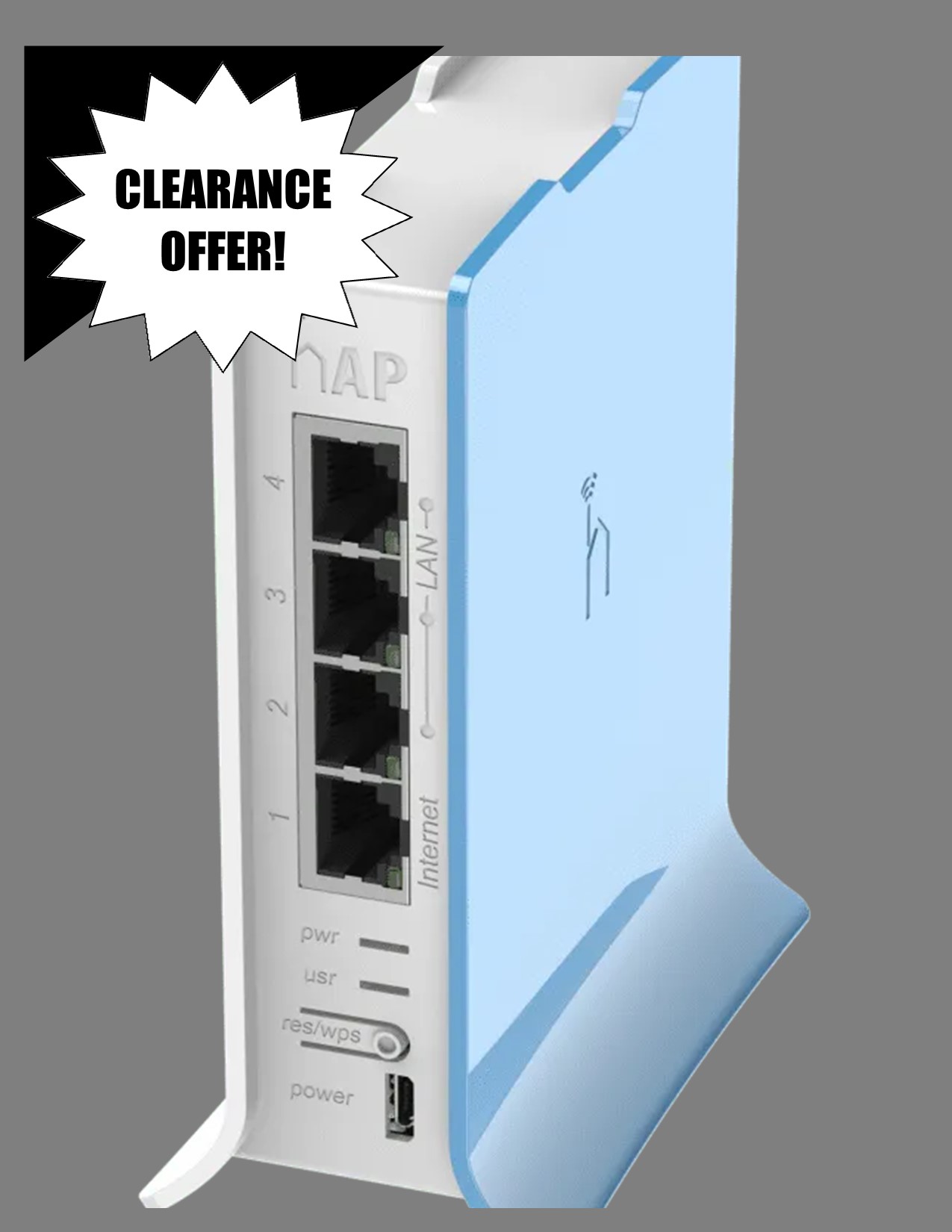 Mikrotik RB941-2nD-TC hAP Lite 2.4GHz WiFi Router