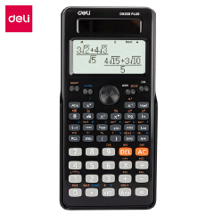 Deli D82MS Professional Scientific Calculator ,2 Line LED Display , Fractional Arithmetic Functionn