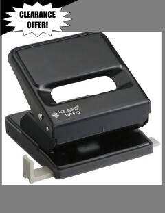 Kangaroo DP-520 Paper Punch in Kenya | 25-Sheet 2-Hole Metal Punch with Guide Bar & Chip Tray