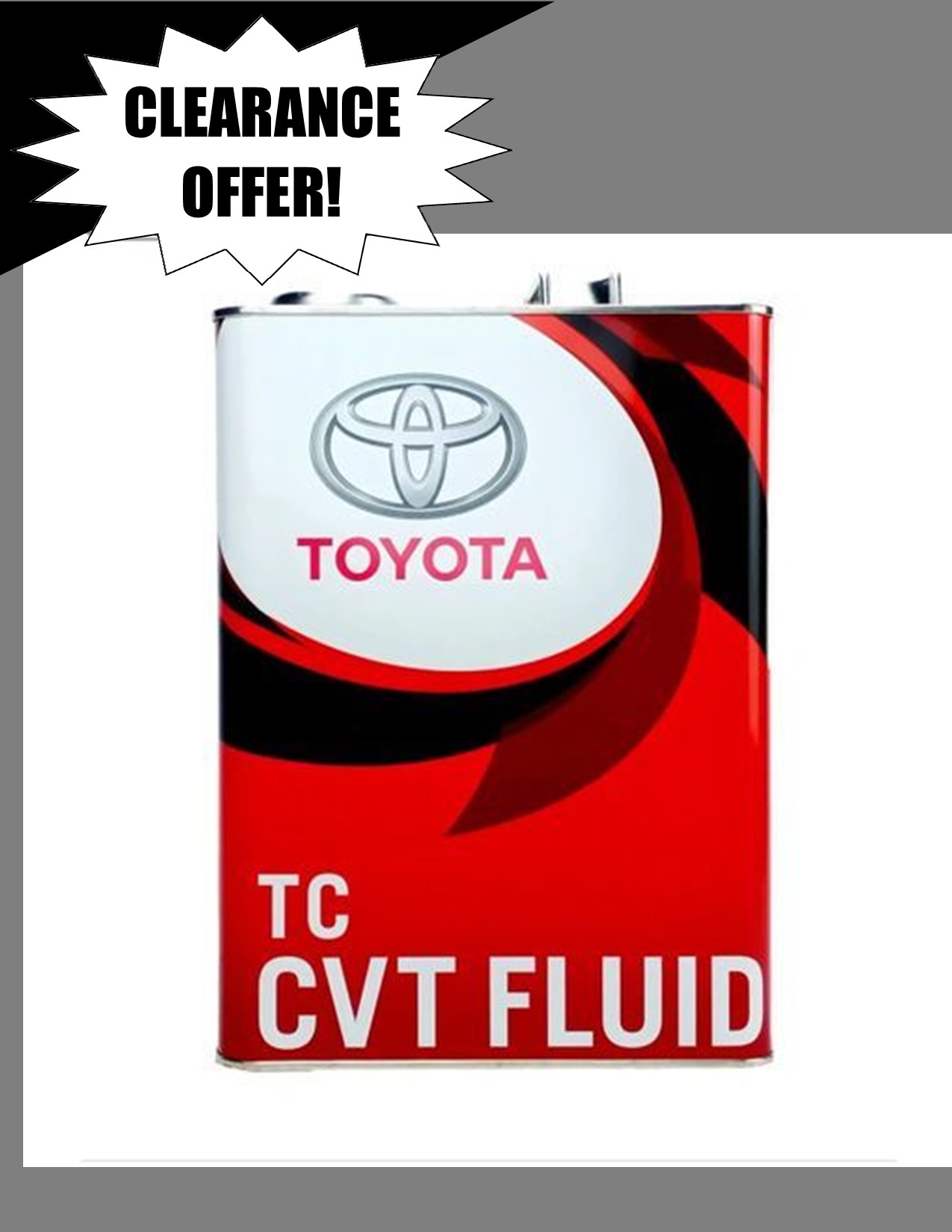 Toyota CVT Fluid TC – Genuine Automatic Transmission Fluid for Vitz, Aqua, Prius & Corolla CVT (4 Litres)