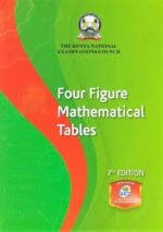 Klbs KNEC FOUR FIGURE MATHEMATICAL TABLE SEVENTH (7TH) EDITION