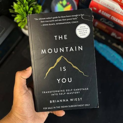 The Mountain Is You: Transforming Self-Sabotage Into Self-Mastery Book By Brianna Wiest