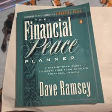 The Financial Peace Planner" Book By Dave Ramsey - comprehensive guide to achieving financial security. It provides practical advice and step-by-step plans to help you budget, save, and invest wisely.