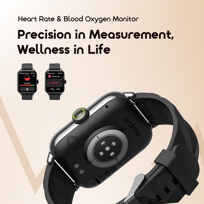 Oraimo Watch 6 Nano Sleek Design, Textured Elegance Smart Watch