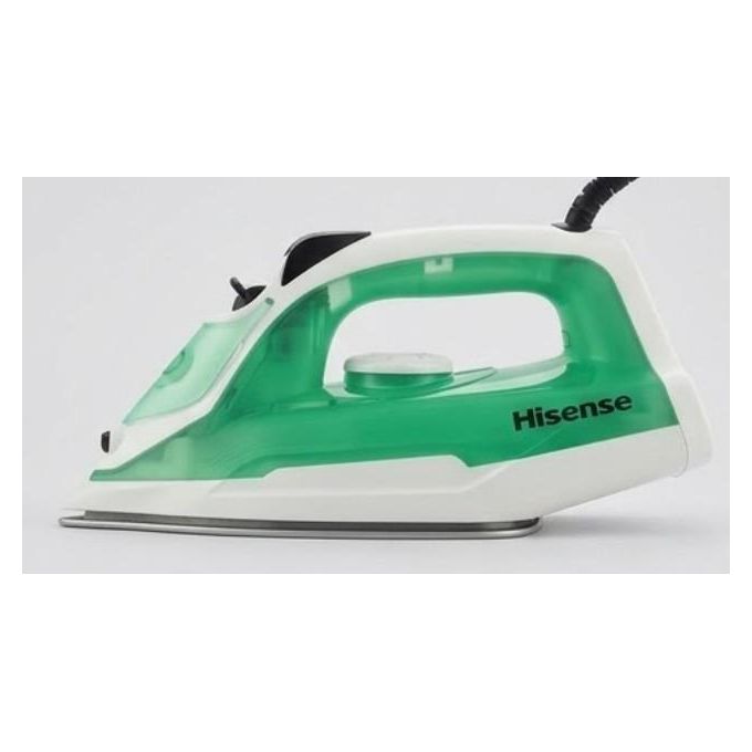 Hisense 1800W Steam Iron with 250ml Water Tank, Green - 3 Years Warranty, Powerful & Durable for Daily Use
