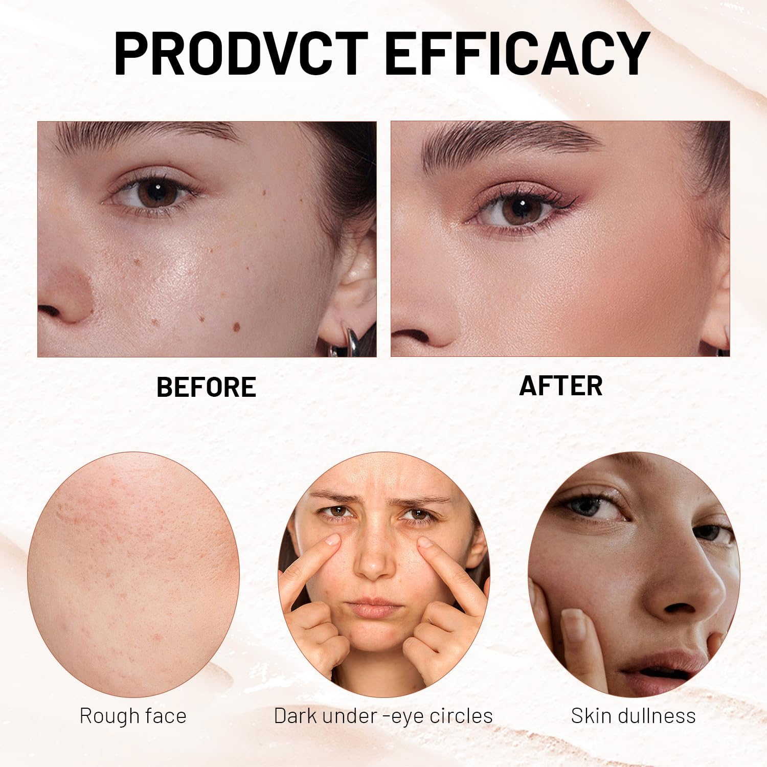 Zaidoc 15g Concealer Foundation Stick with Built-in Brush - Long Lasting Full Coverage for Dark Spots, Blemishes & Under Eye - Available in Shades 05, 06, 07