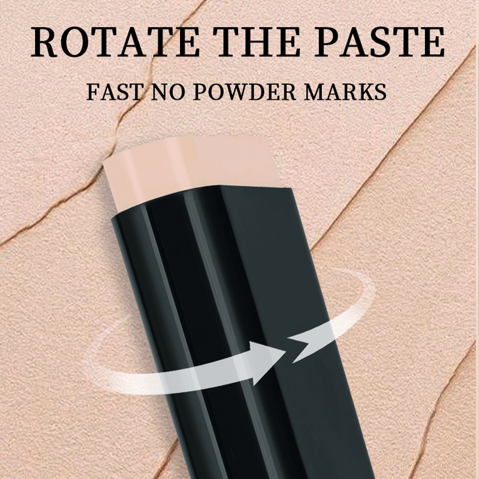 Zaidoc 15g Concealer Foundation Stick with Built-in Brush - Long Lasting Full Coverage for Dark Spots, Blemishes & Under Eye - Available in Shades 05, 06, 07