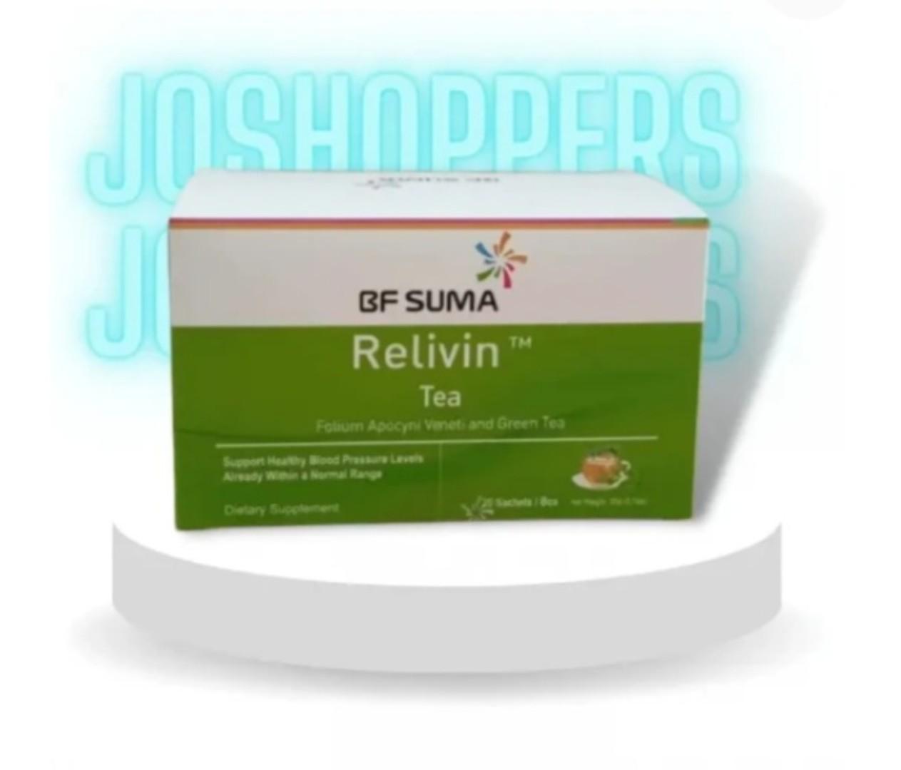 BF SUMA Relivin Tea – Premium Heart Wellness Herbal Tea for Healthy Blood Pressure Support