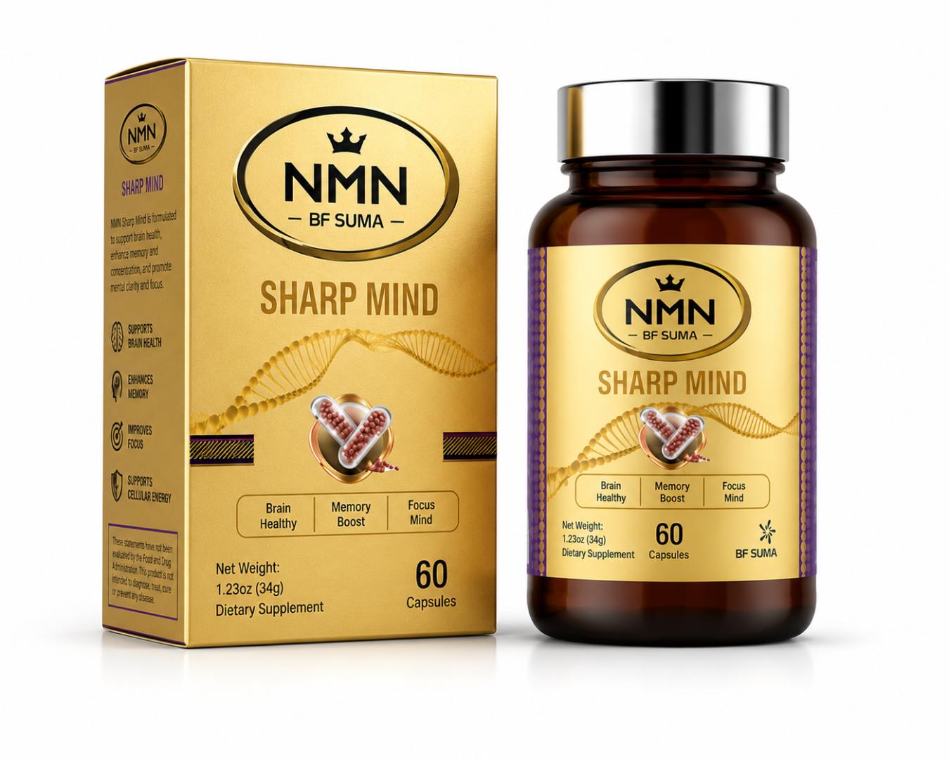 BF SUMA STROKE RECOVERY WITH NMN SHARP MIND. DIETARY SUPPLEMENT. GET YOURS TODAY