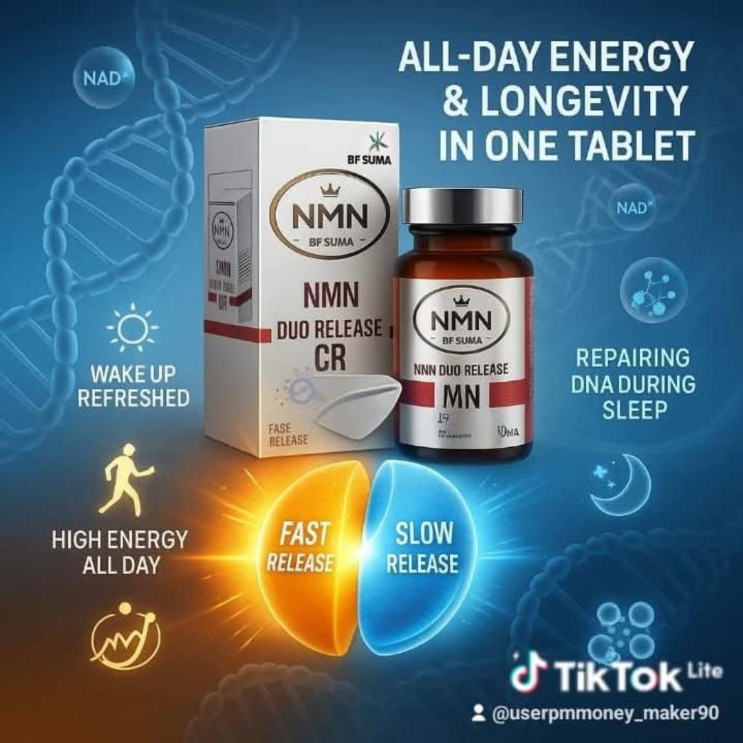 BF SUMA NMN Duo Release CR | Sustained Energy, Healthy Aging & Brain Support | 30 Tablets ⭐ (Best for conversions)