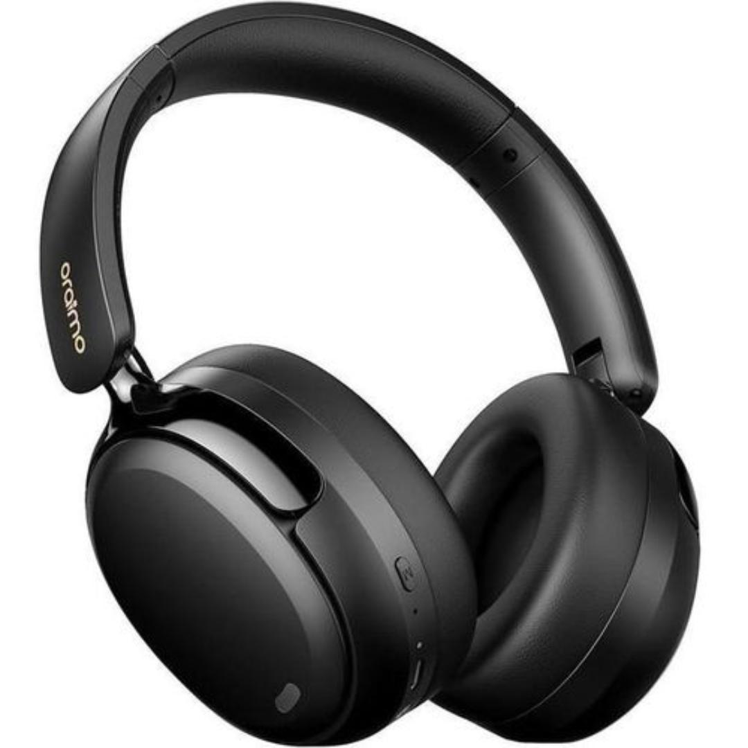 Oraimo BoomPop 915 N Headphones BoomPop 915N Headphones Up to 65 hours of playtime with ANC off Bluetooth 5.4 ANC and a 3.5mm AUX Option Black