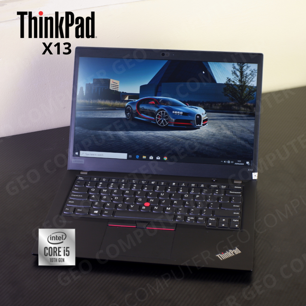 (Special Offer) Lenovo Thinkpad x13, Intel Core i5 10th Generation 16GB RAM 256GB SSD 13.3" Screen Windows 10 Microsoft Office Installed Refurbished Laptop Notebook Laptop (6 Months WARRANTY)